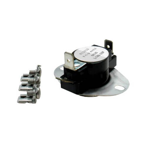 Rheem 47-25119-01 - Limit Switch - Normally Open/Normally Closed, Close at 120F, Open at 140F, Auto Reset, 230VAC