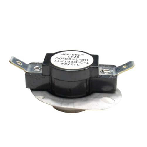 Rheem 47-25261-12 - Limit Switch - Normally Closed, Close at 130F, Open at 160F, Auto Reset, 230VAC