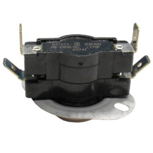 Rheem 47-25261-15 - Limit Switch - Normally Closed, Close at 130F, Open at 170F, Auto Reset, 230VAC