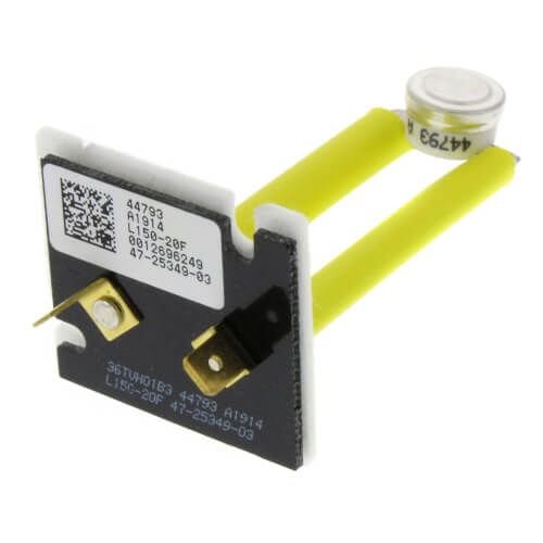 Rheem 47-25349-03 - Limit Switch - Normally Closed, Close at 130F, Open at 150F, Auto Reset, 120 / 230VAC