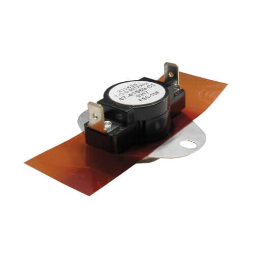 Rheem 47-41569-01 - Limit Switch - Normally Open, Close at 65F, Open at 55F, Auto Reset, 230VAC