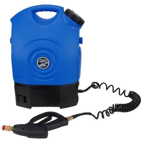 Nu-Calgon 4781-00 Turbo Tank 2.0 – Portable 4.5 Gallon Battery-Powered Coil Rinsing Sprayer (150 psi)