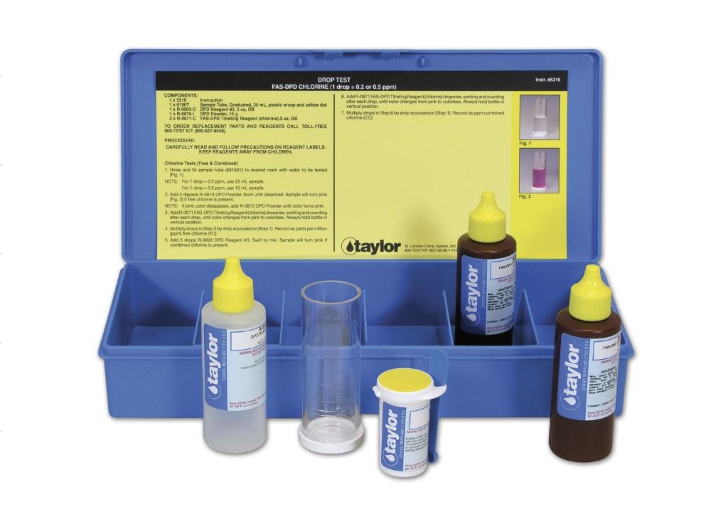Nu-Calgon 4803-0 - Test Kit, Bromine / Chlorine (K-1515C) Each