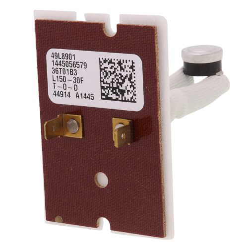 Lennox 49L89 - ( 49L8901 )  Limit Control (STILT), Actuates at 150 Deg. F., Resets at 120 Degree F., Tan Sleeve Color, 3" OAL