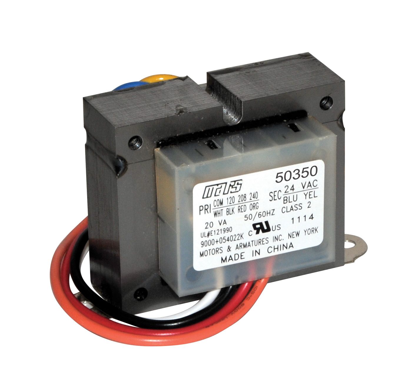 Mars 50350 - 20VA 120/208/240V TO 24V FOOT