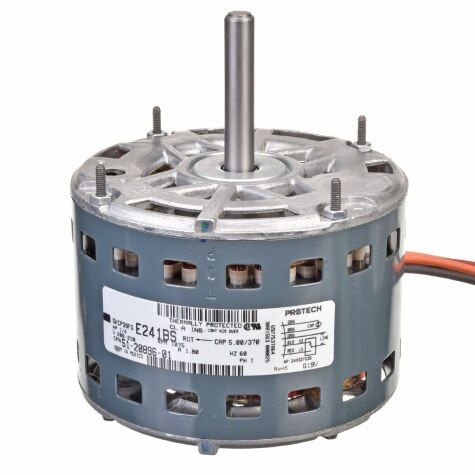 Rheem 51-21543-01 - Blower Motor - 1/4 HP, 1 Phase, 2 Speed, 208/230V, 825 RPM