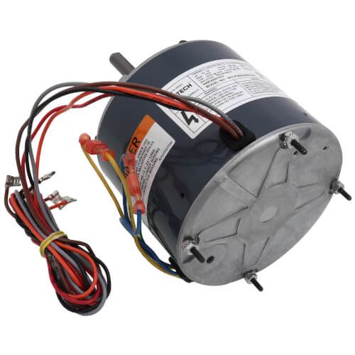 Rheem 51-23053-21 - PROTECH TRIPSAVER Condenser Motor - 1/6 - 1/3 HP, 1 Phase, 2 Speed, 208/230V, 1075 RPM