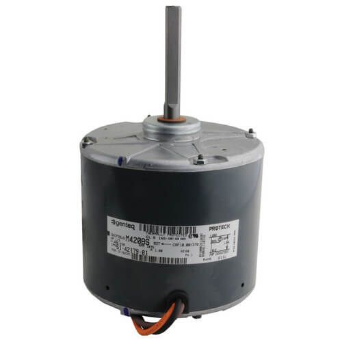 Rheem 51-42179-01 - Condenser Motor - 1/3 HP, 1 Phase, 1 Speed, 208/230V, 1075 RPM