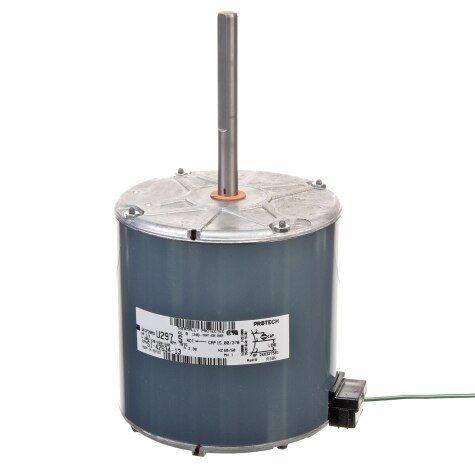Rheem 51-42534-13 - Condenser Motor - 1/2 HP, 1 Phase, 1 Speed, 208/220/230V, 1075 RPM