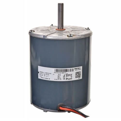 Rheem 51-42534-20 - Condenser Motor - 3/4 HP, 1 Phase, 1 Speed, 460V, 1075 RPM