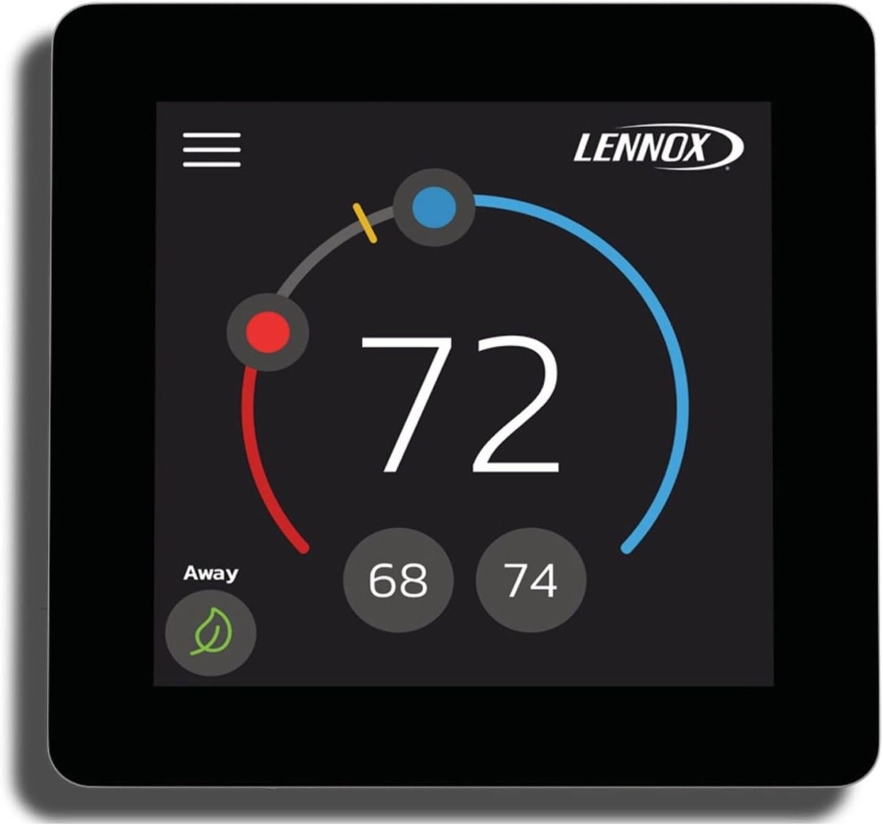 Lennox 27V51 - L40 Smart Programmable Thermostat - Wi-Fi, Touchscreen, 1H/1C Conventional & 2H/1C Heat Pump Application