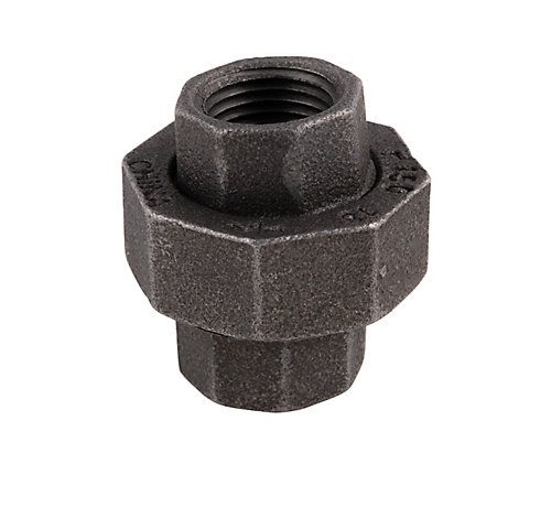 Lennox 51P11 - Black Iron Union, 1/2 IN