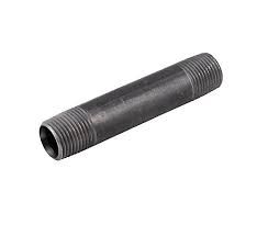 Lennox 51P24 - Black Iron Pipe Nipple, 1/2 x 4"