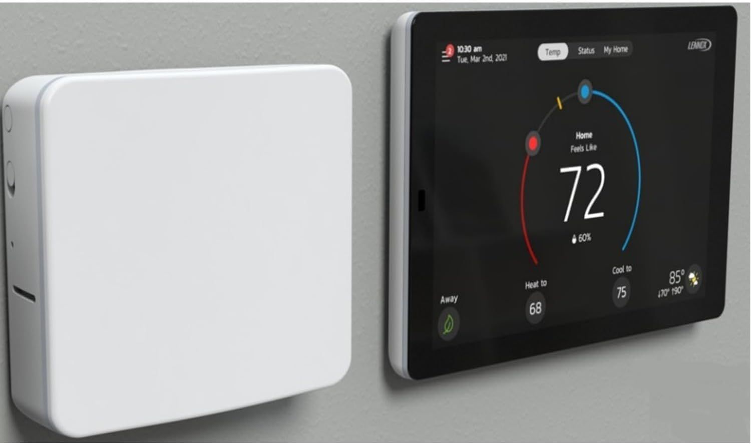 Lennox 21P02 - Smart Air Quality Monitor - Indoor Air Quality Monitor with Real-Time Ventilation, Purification, and Filtration Control