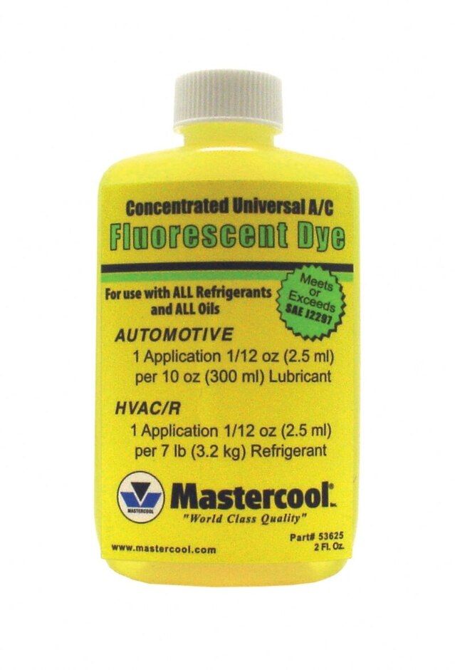 Rheem 53625 - Fluorescent Refrigerant Dye (All Refrigerants/All Oils) - 2 oz.