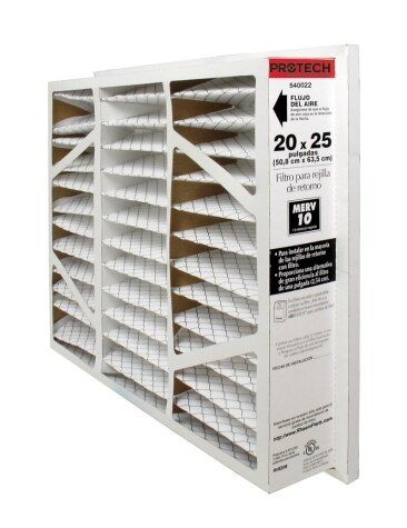 Rheem 540022S - Media Replacement Filter - 20 x 25 x 4 in., MERV 10