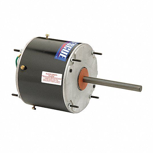 Rheem 5441H - RESCUE Condenser Motor - 1/4 - 1/6 HP, 1 Phase, 1 Speed, 208/230V, 1075 RPM