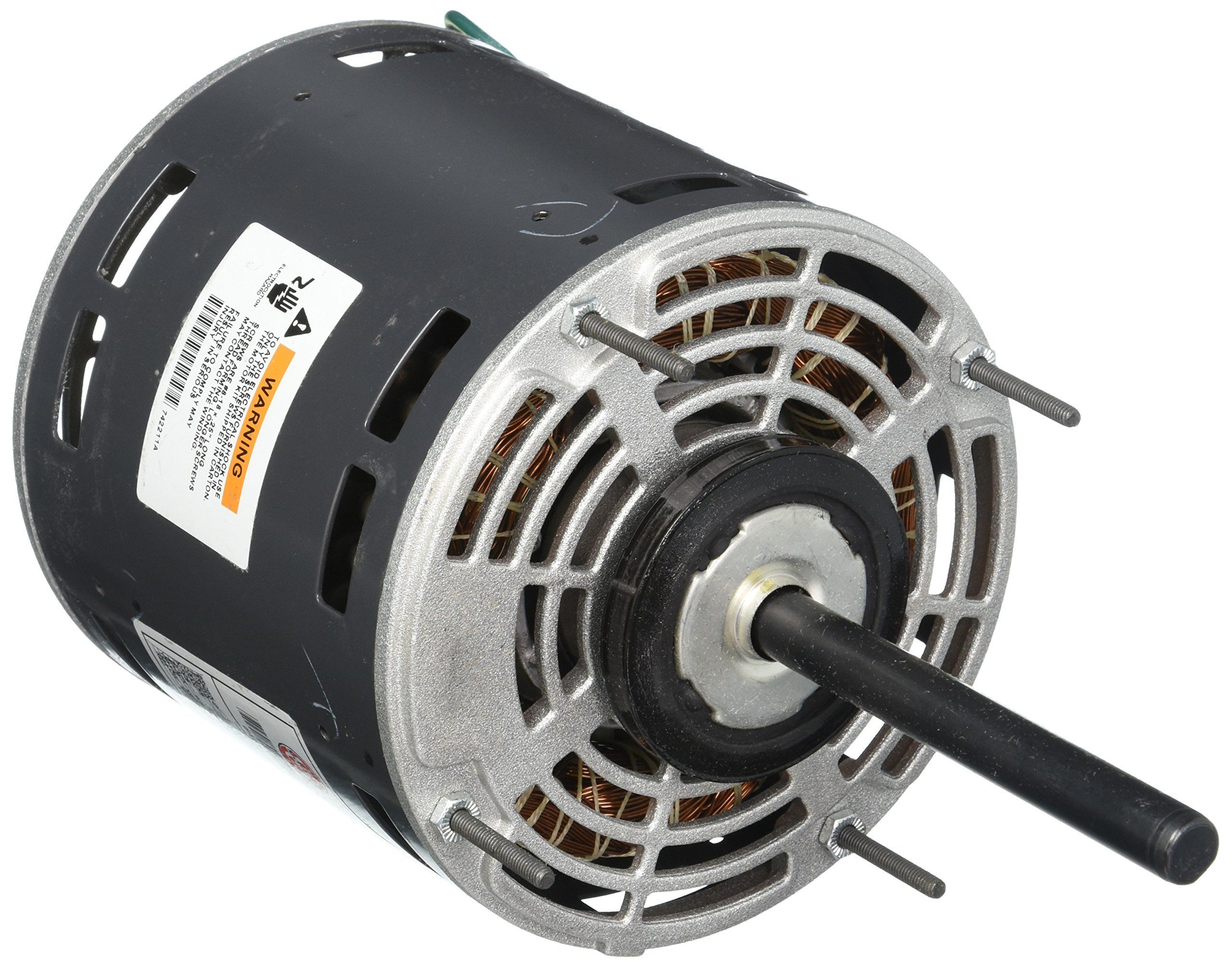 Rheem 5461 - RESCUE Blower Motor - 1/6 - 1/2 HP, 1 Phase, 4 Speed, 208/230V, 1075 RPM