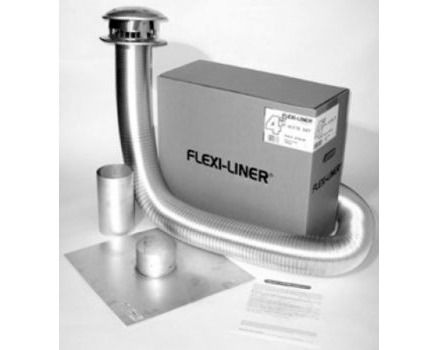 Lennox 54P77 – Selkirk AF35-03 Aluminum Flexible Chimney Liner Kit, 3 Inch x 35 Foot, HVAC Venting System