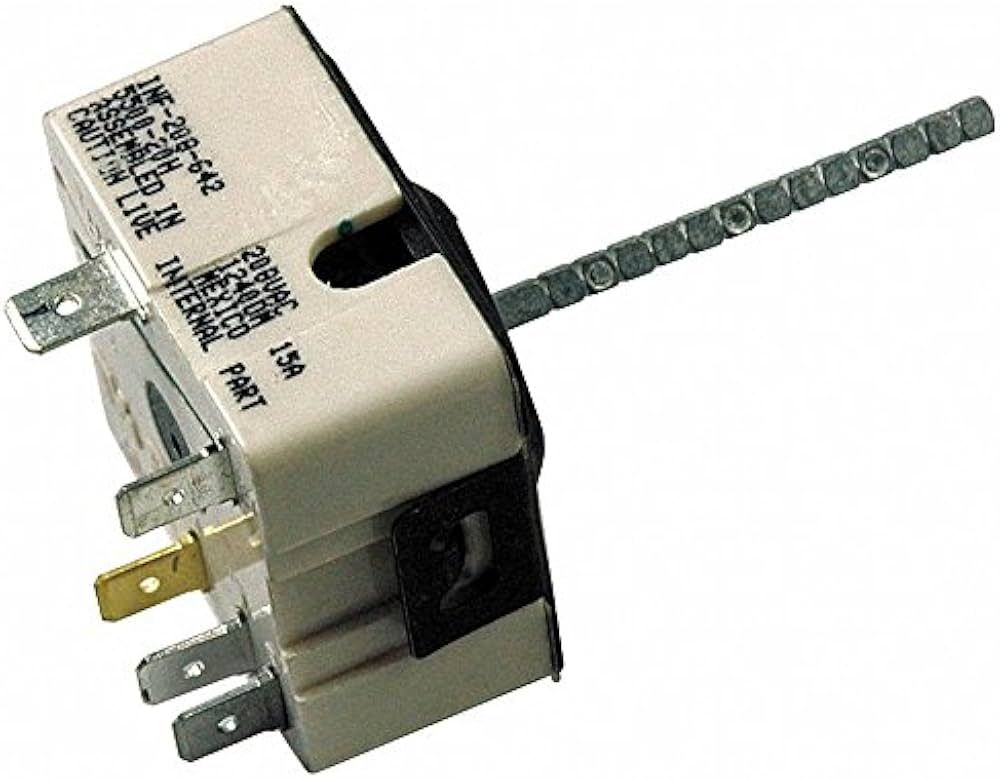 Robertshaw 5500-208 - 208V Infinite Switch, Black Dial