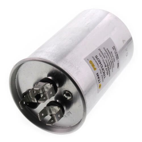 Titan Pro TRCFD4575 - 45/7.5 MFD Round Dual Motor Run Capacitor (440/370V)