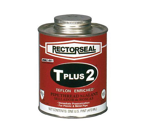Lennox 56P84 - ( 23551 ) T Plus 2 Pipe Thread Sealant with PTFE, 1/2 Pint Brush Top Can