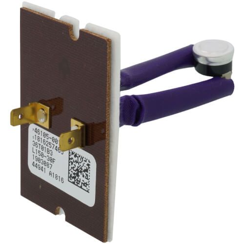 Lennox 56W20 - ( R46105-001 ) Limit Switch (STILT), Actuates at 150 Deg. F., Resets at 120 Degree F., Violet Sleeve, 3.18" OAL