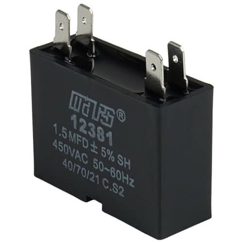 MARS 12381 - 1.5 MFD Square Mini Split Run Capacitor (450V)