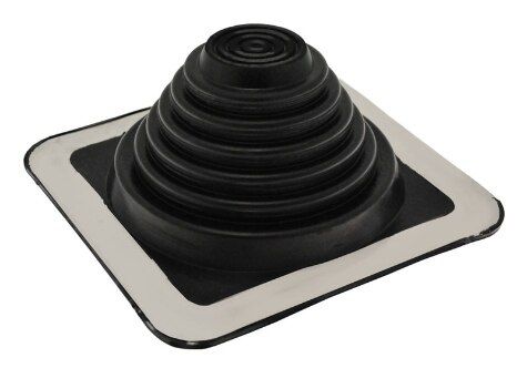 Rheem 583016 - Pipe Flashing - Cut-to-fit (1/4 to 4) in. opening diameter, EPDM