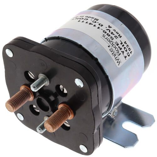 White Rodgers 586-114111 - Solenoid, SPNO, 24 VDC Isolated Coil, Normally Open Continuous Contact Rating 200 Amps, Inrush 600 Amps
