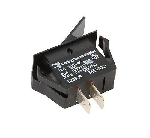 Lennox 58H33 - ( 58H3301 ) Carling TA22B-TLB-B, Door Interlock Switch, SPST N.O., Quick Connects, 125/250 Volt, 10/20 Amp