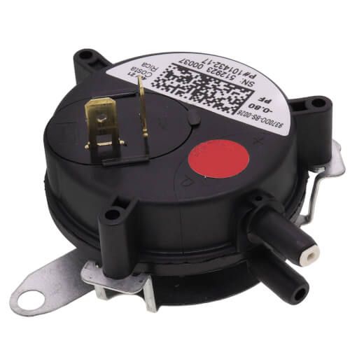 Lennox 59W74 ( 101432-17) - Pressure Switch, Actuates at 0.80" W.C.; Red Dot