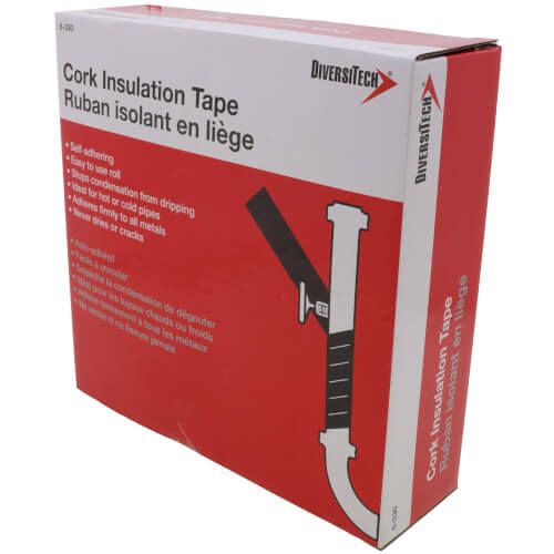 DiversiTech 6-330 - Cork Insulation Tape, 1/8" x 2" x 30'