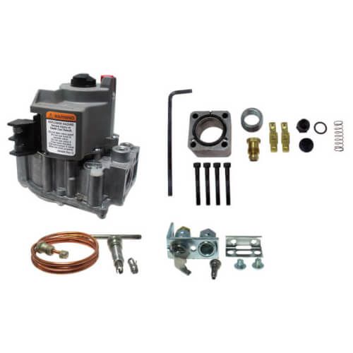 Rheem 60-21103-01 - Gas Valve - 180,000 BTU/HR, Natural Gas, 1/2 in. NPT Input x 1/2 in. NPT Output, 1 Stage