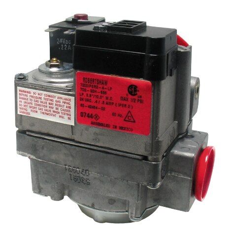 Rheem 60-42464-02 - Gas Valve - 150,000 BTU/HR, Natural Gas, 3/4 in. NPT Input x 3/4 in. NPT Output, 2 Stage