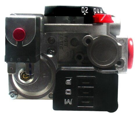 Rheem 60-42464-02 - Gas Valve - 150,000 BTU/HR, Natural Gas, 3/4 in. NPT Input x 3/4 in. NPT Output, 2 Stage
