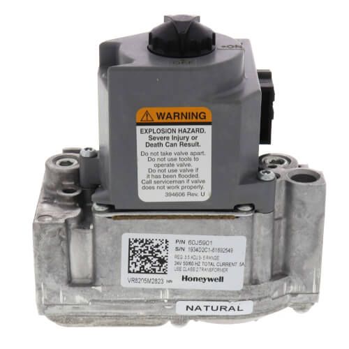 Lennox 60J5901 Honeywell VR8205M2823/B, Intermittent / Direct Ignition Gas Valve, 24 VAC, 1/2 x 1/2", Set 3.5" WC