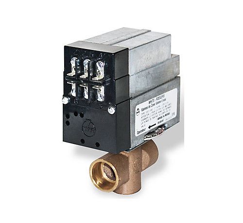 Lennox 60P49 - 3/4'' Zone Valve 3-Wire 2.0A at 24V Valves with Screw Terminal Wiring Panel and Auxiliary Switch