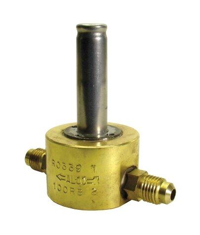 Rheem 61-100RB2F2VLC - Solenoid Valve - 1/4 in. Flare SAE, 1/8 in. Internal Port Size, Plain Body