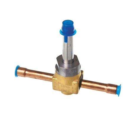 Rheem 61-200RB2T3VLC - Solenoid Valve - 3/8 in. Sweat ODF w/Extended Ends, 1/8 in. Internal Port Size, Plain Body