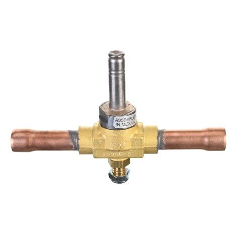 Rheem 61-200RB6T5TVLC - Solenoid Valve - 5/8 in. Sweat ODF w/Extended Ends, 3/8 in. Internal Port Size, Mounting Stud Body
