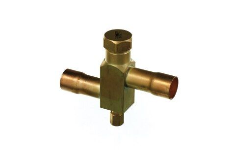 Rheem 61-21368-08 - Service Valve - 3/4 x 3/4 in. Connections, 5 in. length, Bottom Charge Port