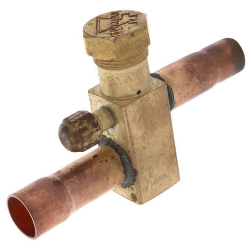Rheem 61-21368-17 - Service Valve - 5/8 x 3/4 in. Connections, 5 in. length, Front Charge Port