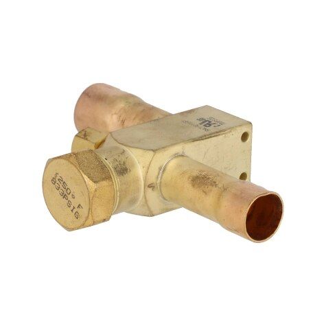 Rheem 61-21368-24 - Service Valve - 3/4 x 7/8 in. Connections, 5-1/8 in. length, Front Charge Port