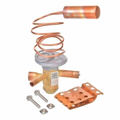 Rheem 61-21922-16 - Expansion Valve (TXV) - R-22, 1-Ton, 3/8 in. Inlet, 1/2 in. Outlet