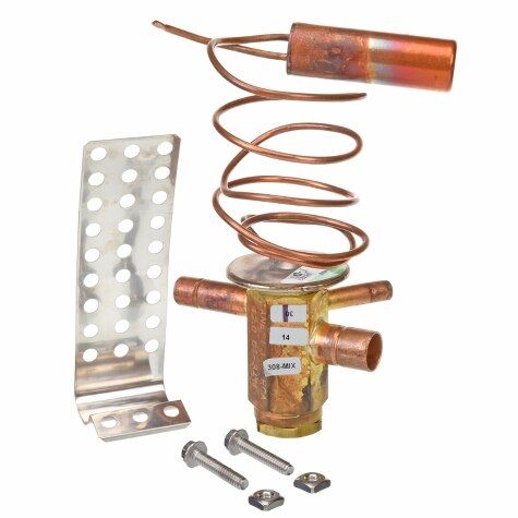 Rheem 61-22465-03 - Expansion Valve (TXV) - R-22, 1-1/2-Ton, 3/8 in. Inlet, 1/2 in. Outlet
