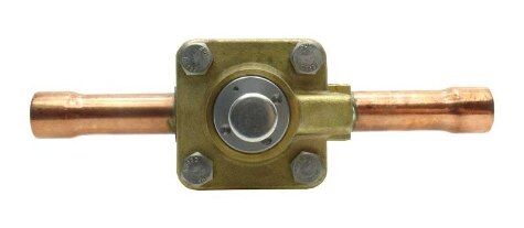 Rheem 61-240RA8T5MVLC - Solenoid Valve - 5/8 in. Sweat ODF w/Extended Ends, 1/2 in. Internal Port Size, Manual Stem Body