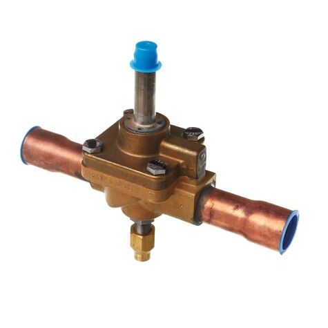 Rheem 61-240RA9T7TVLC - Solenoid Valve - 7/8 in. Sweat ODF w/Extended Ends, 9/16 in. Internal Port Size, Mounting Stud Body