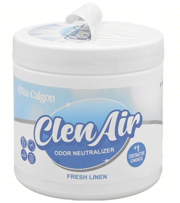Nu-Calgon 6100-10 - ClenAir Fresh Linen (1 lb. Tub Each) 12 x 1 cs