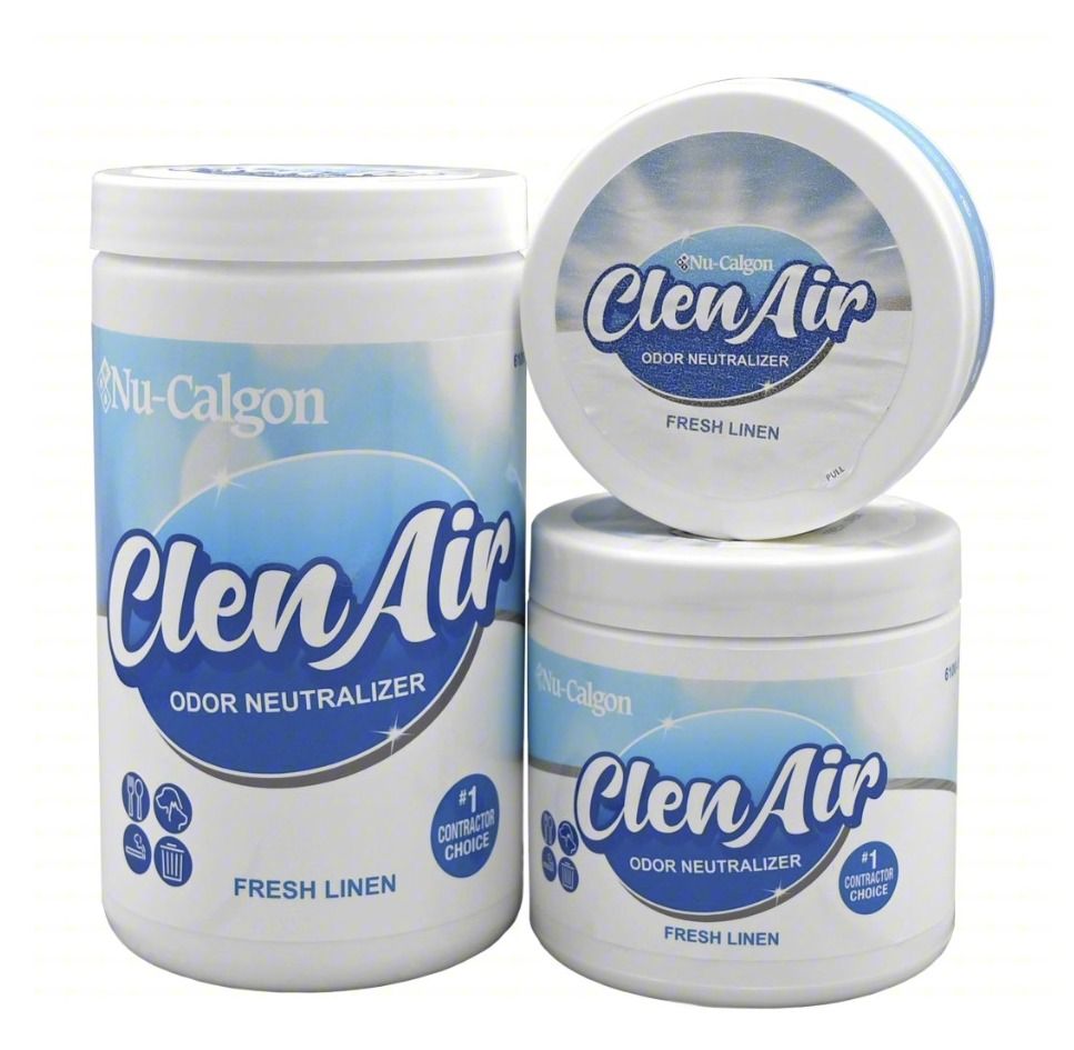 Nu-Calgon 6100-20 - ClenAir Fresh Linen (2 lb, Tub Each) 6 x 1 cs.